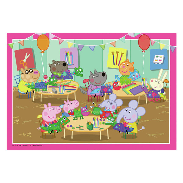 ギャラリービューアに画像をロードする, Ravensburger legpuzzel peppa pig, 2x12 st.
