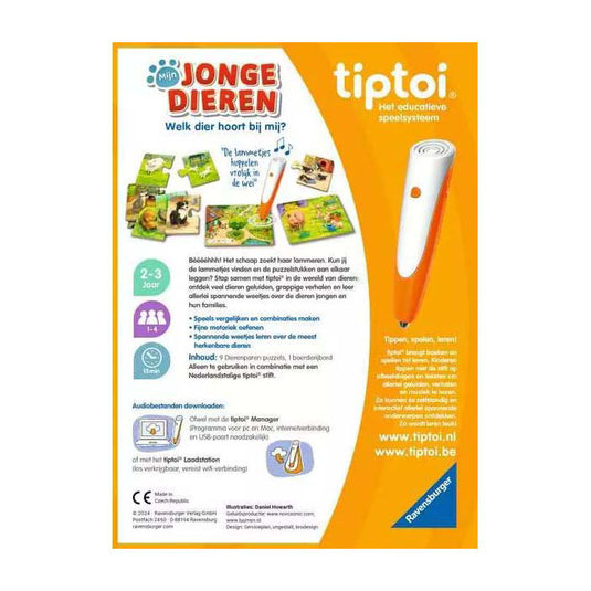 Ravensburger tiptoi mijn jonge dieren - interactief spel voor 1-4 jaar -