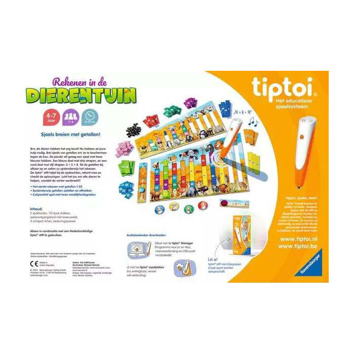 Load image into Gallery viewer, Ravensburger tiptoi® spel rekenen in de dierentuin
