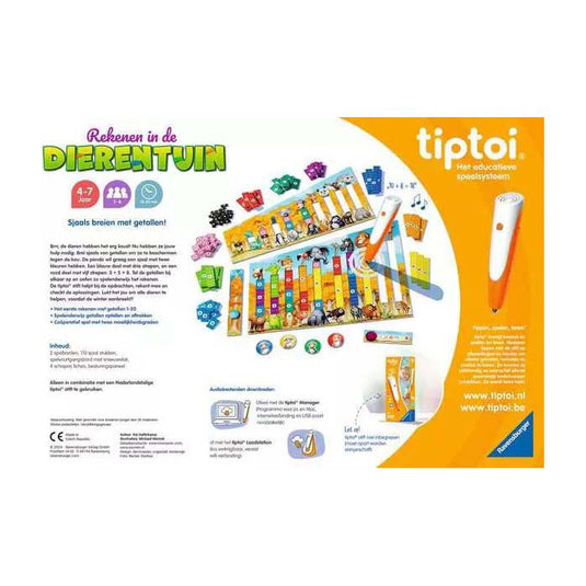 Ravensburger tiptoi® spel rekenen in de dierentuin