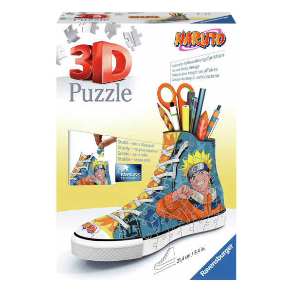 Load image into Gallery viewer, Ravensburger 3d puzzel sneaker naruto, 108st.
