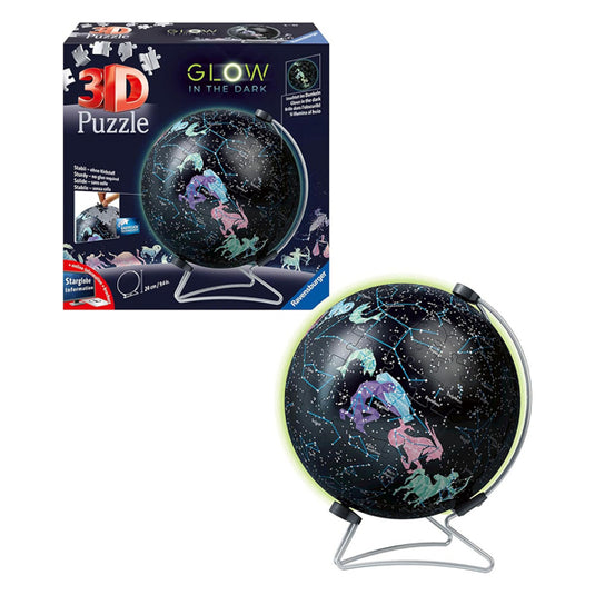 Ravensburger 3d puzzel constellations glow in the dark, 180st.