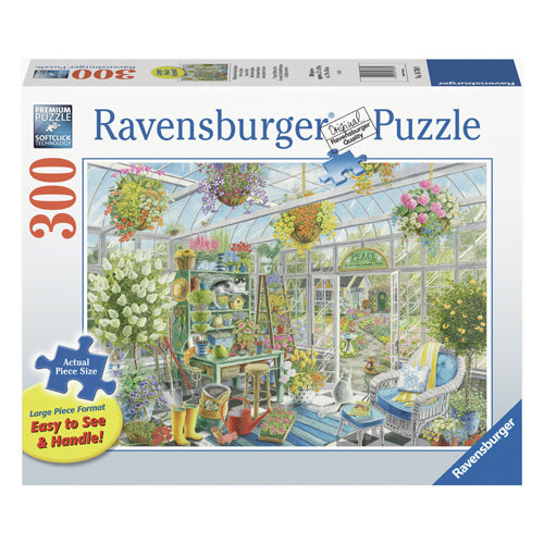 Load image into Gallery viewer, Ravensburger legpuzzel bloeiende tuinkas, 300st.
