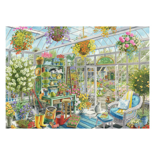 Load image into Gallery viewer, Ravensburger legpuzzel bloeiende tuinkas, 300st.
