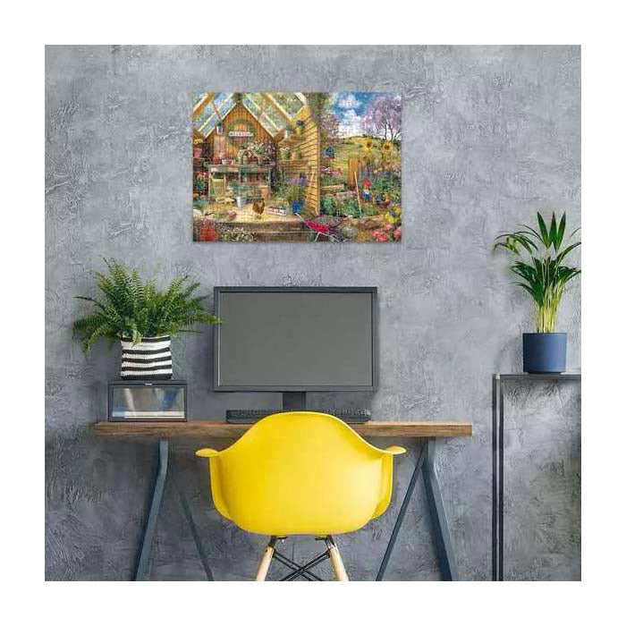 Afbeelding laden in galerijviewer, Ravensburger puzzel blik in het tuinhuis - legpuzzel - 300 stukjes extra groot
