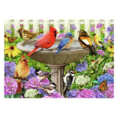 Ravensburger puzzel bij het vogelbadje - legpuzzel - 500 stukjes