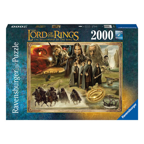 Load image into Gallery viewer, Ravensburger legpuzzel lord of the rings fellowship of the ring, 2000st.
