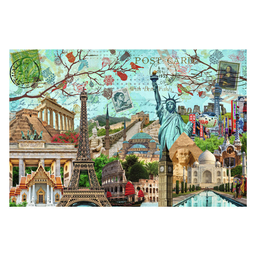 Ravensburger puzzel big city collage - legpuzzel - 5000 stukjes