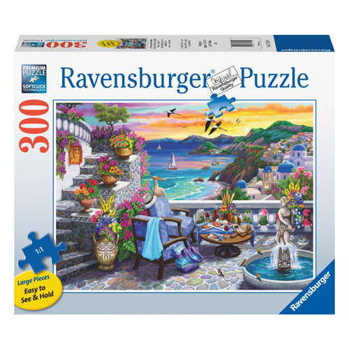 Load image into Gallery viewer, Ravensburger legpuzzel santorini sunset, 300st.
