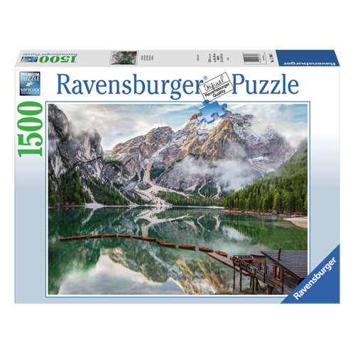 Load image into Gallery viewer, Ravensburger Legpuzzel Italian Landscapes Lake Braies, 1500st.
