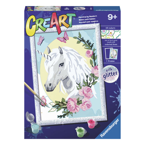 Load image into Gallery viewer, Ravensburger creart schilderen op nummer - unicorn portrait
