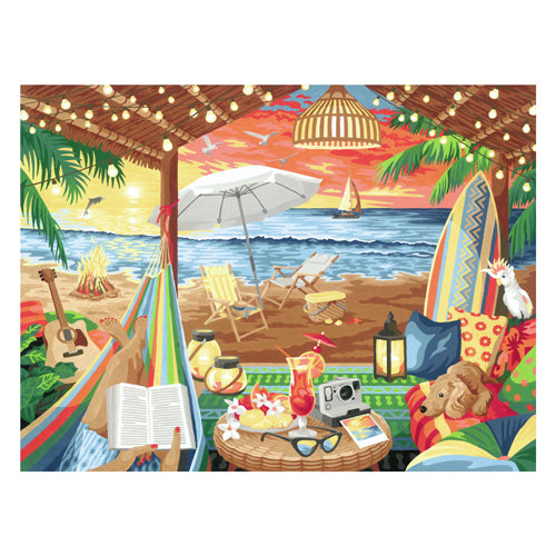 Load image into Gallery viewer, Ravensburger creart schilderen op nummer - cozy cabana
