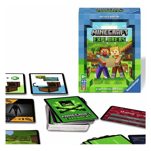 ギャラリービューアに画像をロードする, Ravensburger minecraft explorers kaartspel
