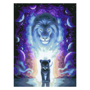 Ravensburger lion jojoesart edition - schilderen op nummer voor volwassenen