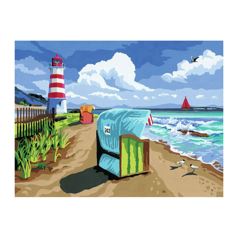 Load image into Gallery viewer, Ravensburger creart schilderen op nummer holiday on the baltic sea
