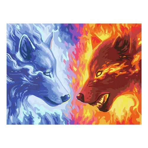 Load image into Gallery viewer, Ravensburger creart schilderen op nummer - fire and ice
