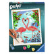 Ravensburger creart schilderen op nummer - flamingo love