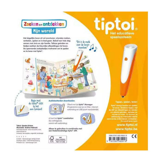 Ravensburger tiptoi boek zoeken en ontdekken: mijn wereld