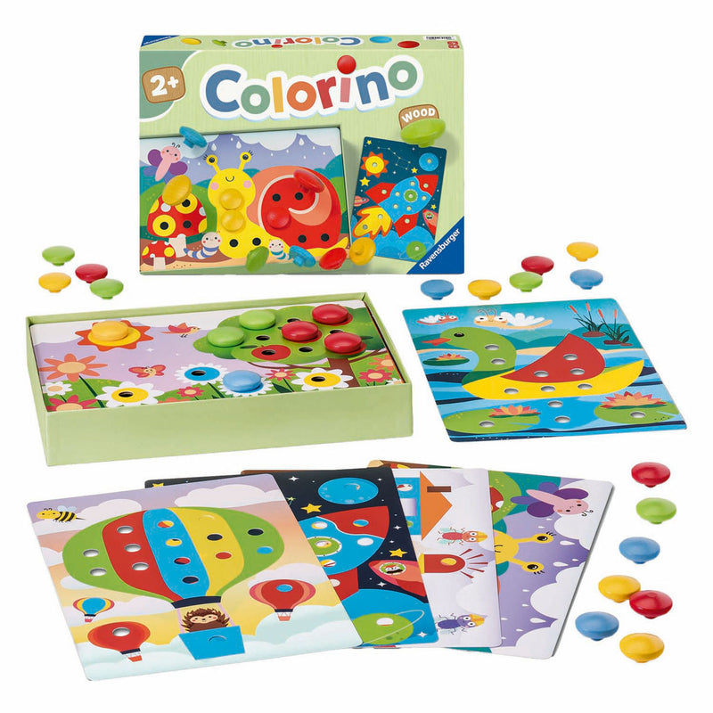 Afbeelding laden in galerijviewer, Ravensburger mijn houten colorino kinderspel
