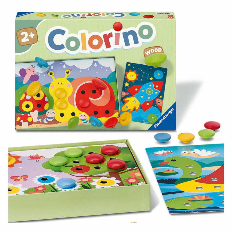 Afbeelding laden in galerijviewer, Ravensburger mijn houten colorino kinderspel

