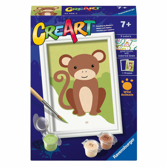 Ravensburger creart wild monkey