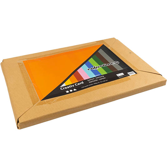 Colortime https: www.cchobby.nl gekleurd-karton-a2-vel-420x594-mm-180-gr-diverse-kleuren-120-div-vellen-1-doos