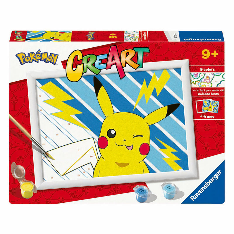 Load image into Gallery viewer, Ravensburger creart schilderen op nummer - pokémon pikachu
