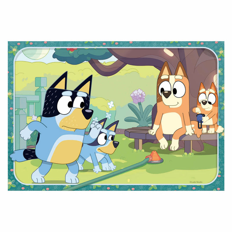 Load image into Gallery viewer, Ravensburger puzzel bluey 2x12 stukjes
