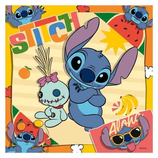 Ravensburger puzzel disney stitch 3x49st