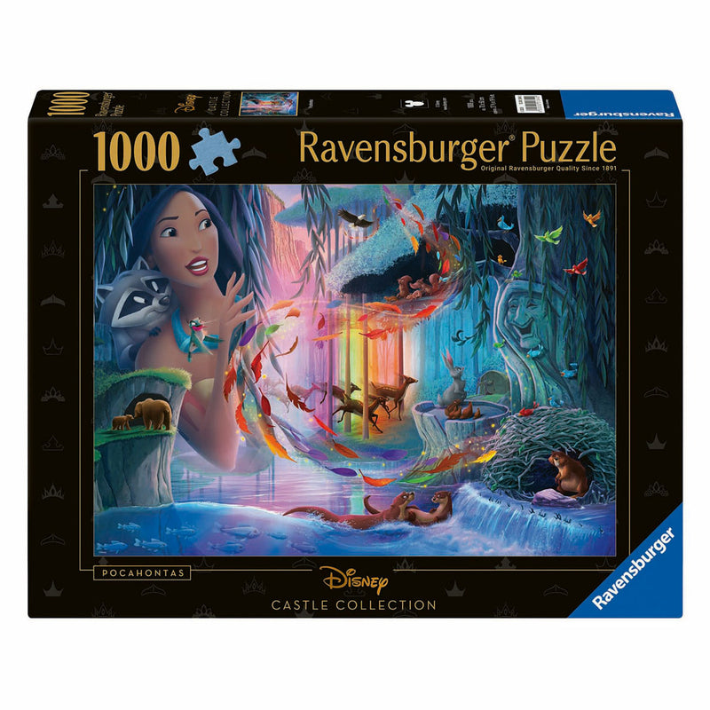 Load image into Gallery viewer, Ravensburger legpuzzel disney castles pocahontas, 1000st.

