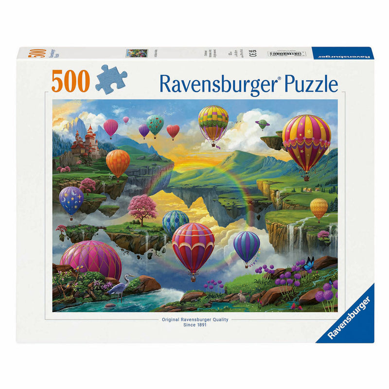 Load image into Gallery viewer, Ravensburger legpuzzel de vallei van de luchtballonnen, 500st.
