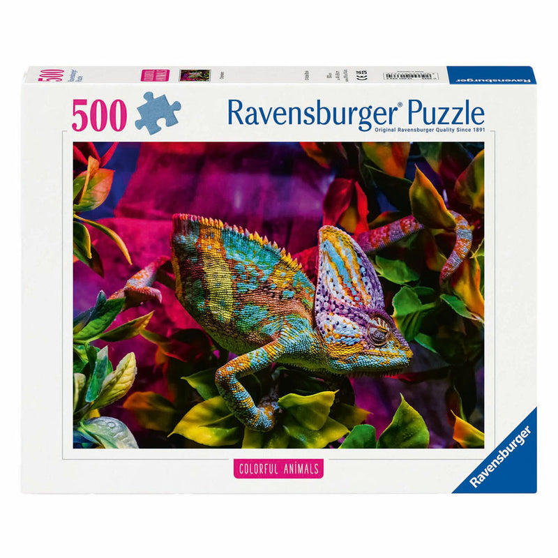 Load image into Gallery viewer, Ravensburger puzzel chameleon 500st
