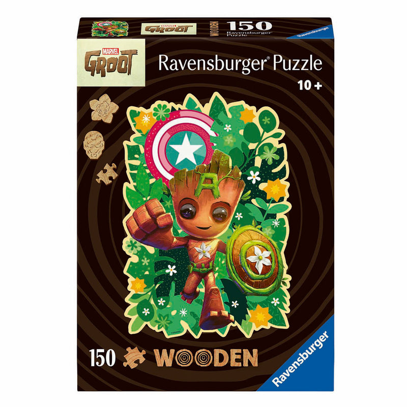 Load image into Gallery viewer, Ravensburger houten legpuzzel marvel groot, 150st.
