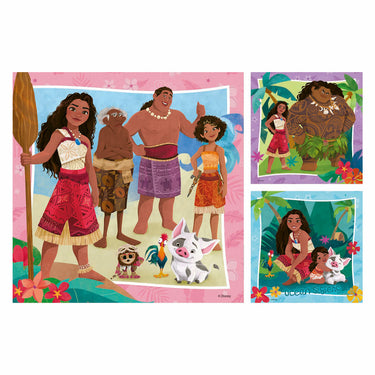 Ravensburger puzzel vaiana 2 op naar nieuwe avonturen! - legpuzzel - 3x49 stukjes