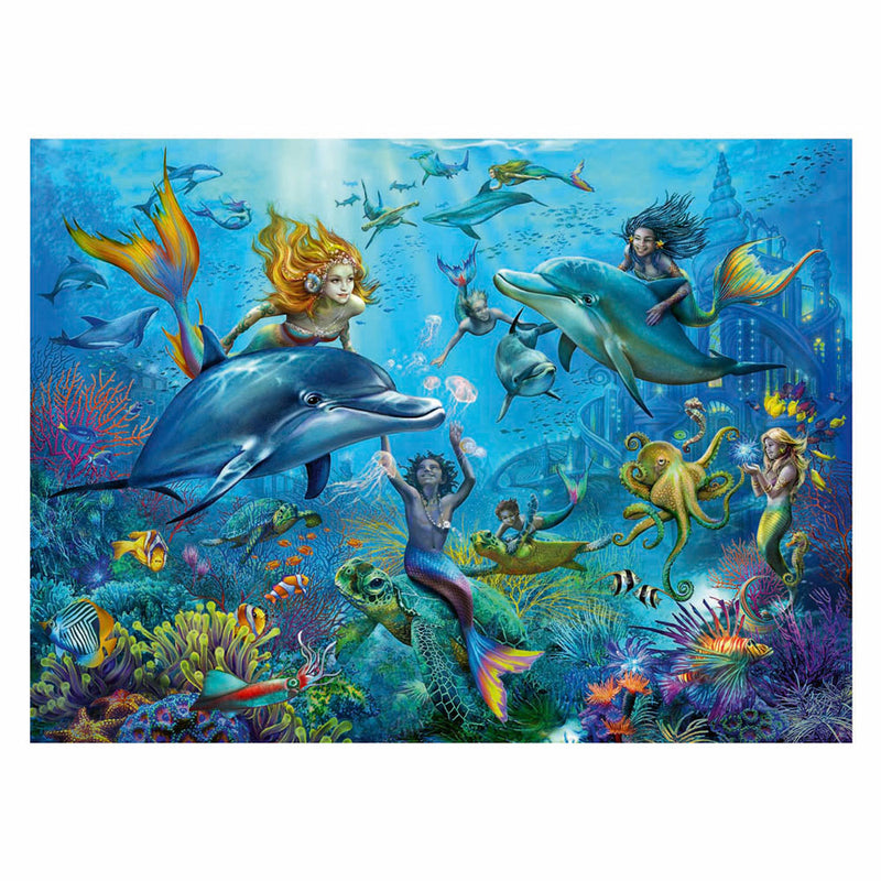 Chargez l'image dans la visionneuse de la galerie, Ravensburger puzzel mermaid - legpuzzel - 100 xxl stukjes
