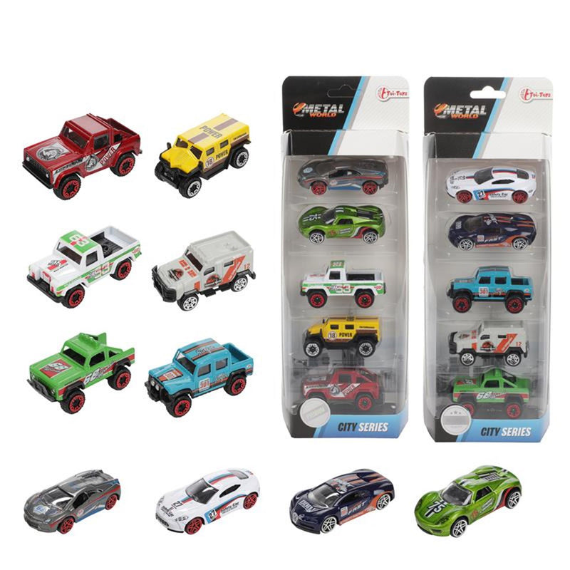 Load image into Gallery viewer, Toi-toys toi toys race rally auto set 5-delig

