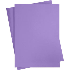 Gekleurd karton, a2, vel 420x594 mm, 180 gr, paars, 10 vel 1 doos
