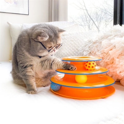 Load image into Gallery viewer, Petstages tower of racks oranje
