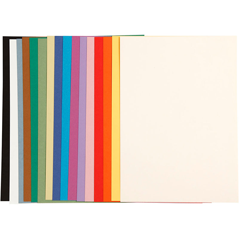 Load image into Gallery viewer, Https: www.cchobby.nl frans-karton-a4-vel-210x297-mm-160-gr-diverse-kleuren-16-div-vellen-1-doos
