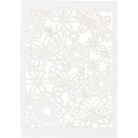 Creativ company patroonkarton, vel 10,5x15 cm, 200 gr, wit, 10 stuk 1 doos
