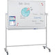 Mobiel whiteboard franken stc202 wit metaal