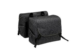 Load image into Gallery viewer, Mondi Joy Dubbele Fietstas - Waterafstotend Polyester - Zwart - 38L
