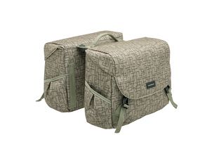 Load image into Gallery viewer, Mondi Joy Double fietstas - waterafstotend polyester - Racktime - Ivy Grey
