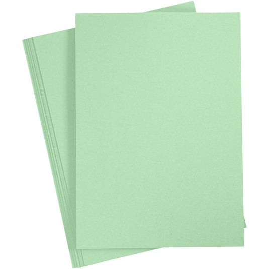 Creativ company papier, a4, vel 210x297 mm, 80 gr, lichtgroen, 20 stuk 1 doos