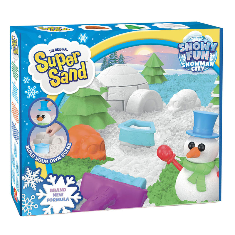 Load image into Gallery viewer, Super Sand Snowy Fun - Snowman City Speelset
