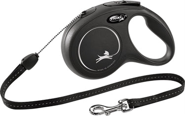 Flexi rollijn classic cord zwart