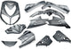 Edge plaatset 13-delig voor peugeot speedfight 2 - anthraciet