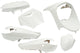 Edge plaatset 6-delig voor peugeot vivacity tot bouwjaar 2008 - glanzend wit
