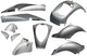 Edge plaatset 10-delig voor sym mio - zilver metallic