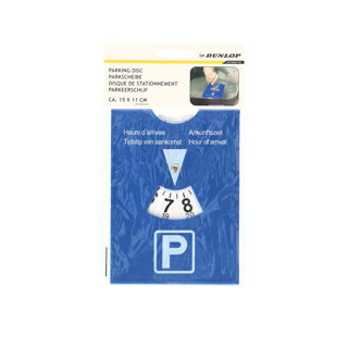 Dunlop parkeerschijf blauw 15 cm